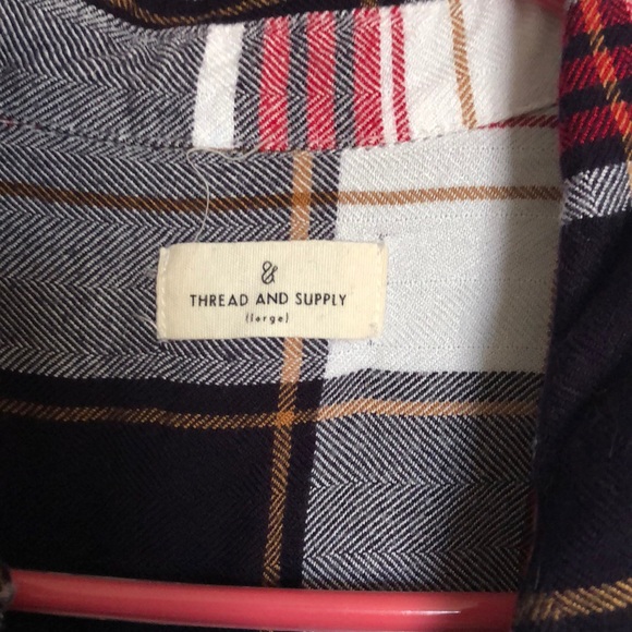 Thread and supply plaid flannel - Picture 2 of 4